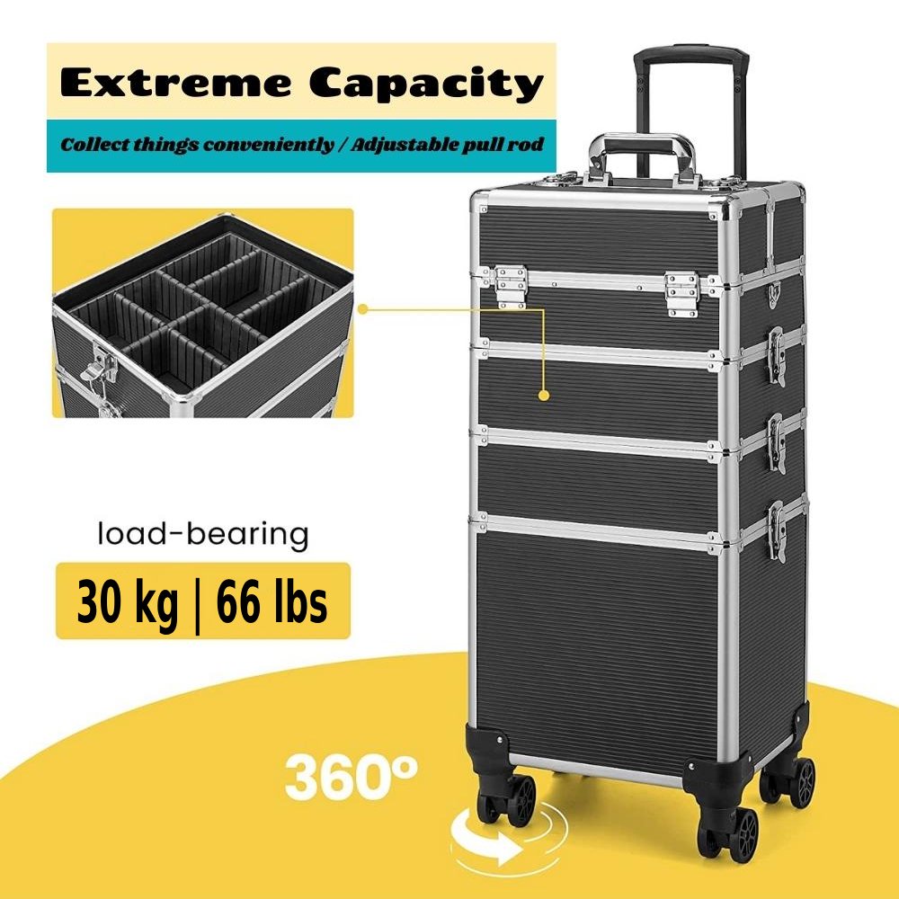 Professional Makeup Rolling Case: image 9