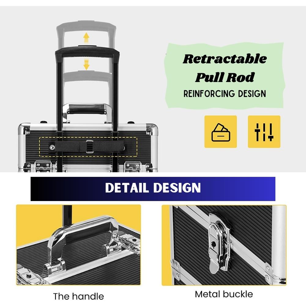 Professional Makeup Rolling Case: image 10